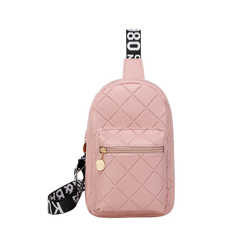 Wholesale PU Lingge Crossbody Bag